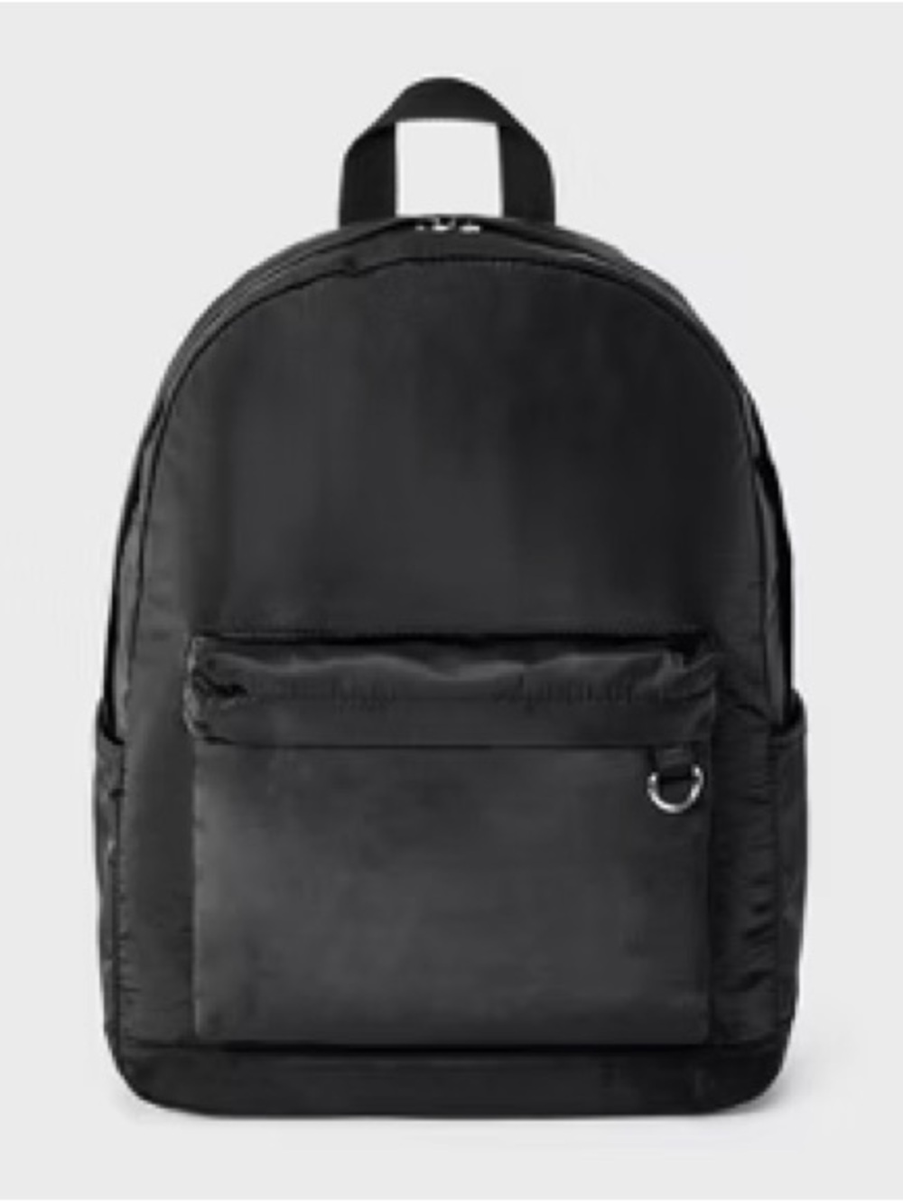 Nylon Collegiate Dome Backpack - Black